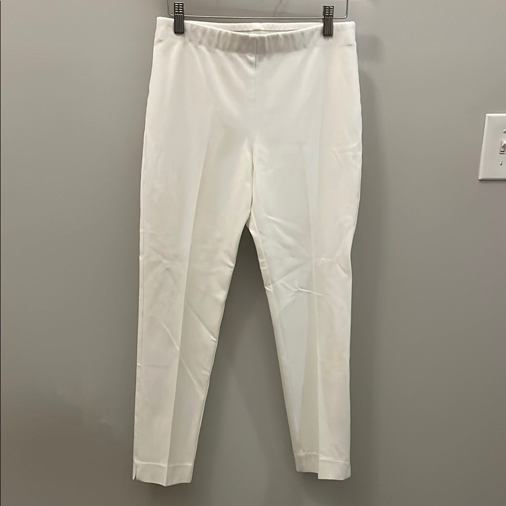 Fifteen Twenty Ankle Slit Pants Pull-On Off White Size Small Elastic Waist